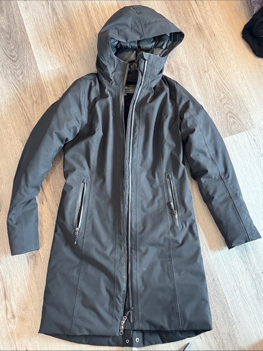 Eddie Bauer Black Down Parka